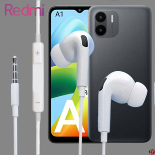 หูฟัง สมอลทอล์ค Redmi 3.5 mm Aux In-Ear เรดมี่ อินเอียร์ เสียงดี เบสหนัก เล่น-หยุดเพลง-เพิ่ม-ลดระดับเสียง Note 11 Pro