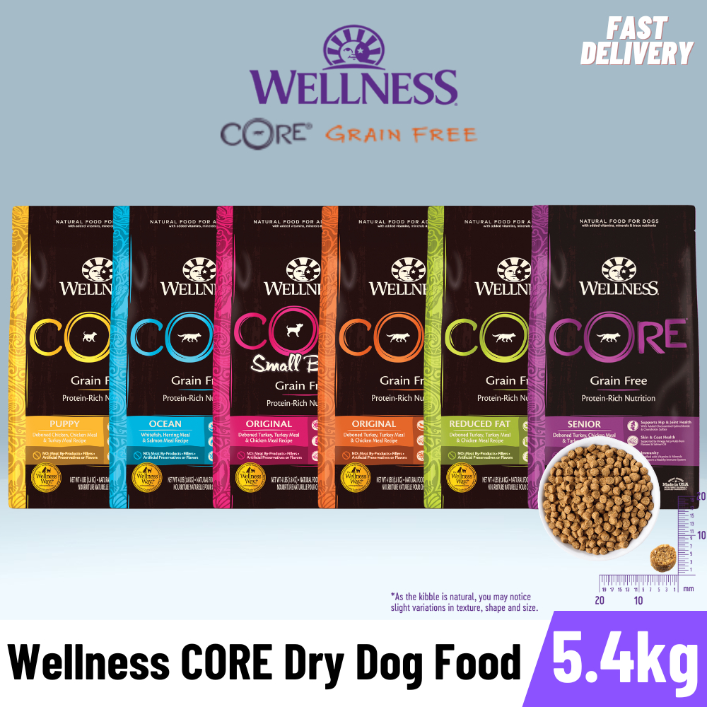 Wellness CORE Dry Dog Food อาหารสุนัขเกรดGrain-Free ขนาด 5.4Kg