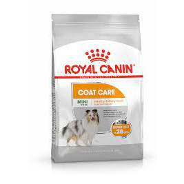 Royal Canin Mini Coat Care 8Kg. สูตรบำรุงขน อาหารเม็ดสำหรับสุนัขพันธุ์เล็ก Exp:08/2025