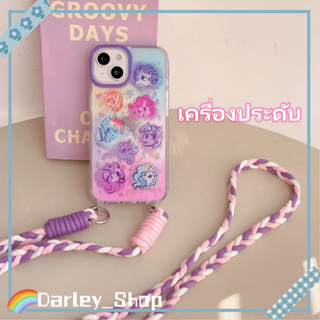 🔥สไตล์ใหม่🔥เคสไอโฟน iphone 11 14 Pro Max ins ยูนิคอร์น  เครื่องประดับ ป้องกันการตก เคส iphone 12 13 Pro Case for iPhone