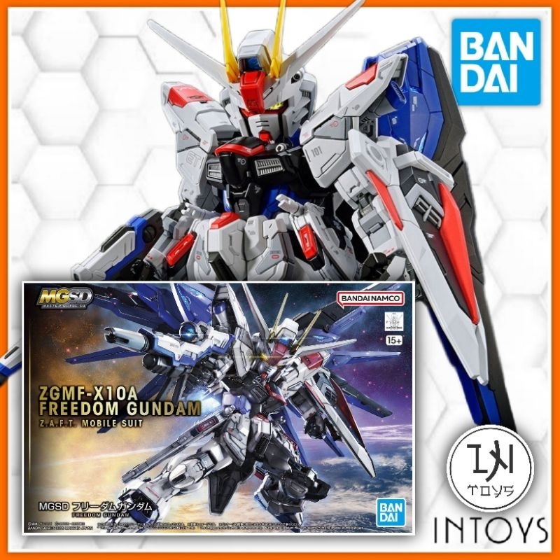 BANDAI - MGSD FREEDOM​ GUNDAM /  MASTER GRADE SD ZGMF-X10A FREEDOM ( Gunpla​/Gundam Plastic Kits )