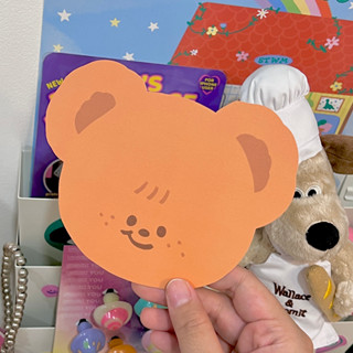 Teddy face dicut postcard การ์ดรูปหน้าน้องหมีน่ารัก ขนาดใหญ่…
