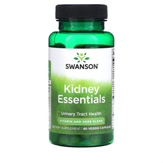 บำรุงไต Kidney Essentials 60 Veggie Capsules ,Swanson