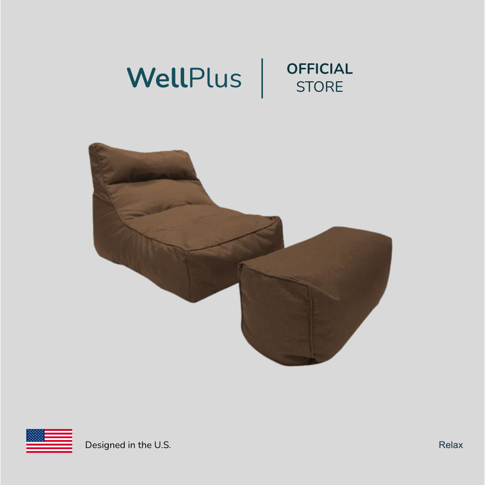 Wellplus โซฟาบีนแบค รุ่น Relax ผ้าพร้อมเม็ดโฟม Beanbag bean bag เบาะรองนั่ง – โปรปัง