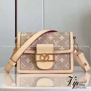 Dauphine soft beige Monoglam canvas เกรดท็อปออริจินอลสลับแท้