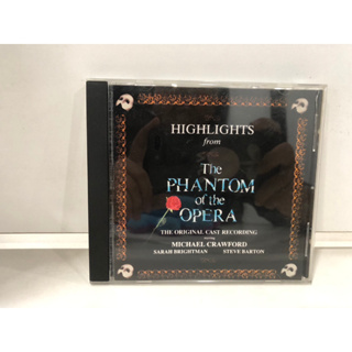 1 CD MUSIC  ซีดีเพลงสากล     HIGHLIGHTS FROM THE PHANTOM OF THE OPERA     (B13A22)