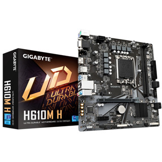 MAINBOARD (เมนบอร์ด) GIGABYTE H610M H DDR5 (SOCKET LGA 1700) (MICRO-ATX)