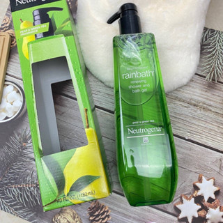 Neutrogena Rainbath Pear &amp; Green Tea Shower &amp; Bath Gel 1182ml ( สีเขียว )