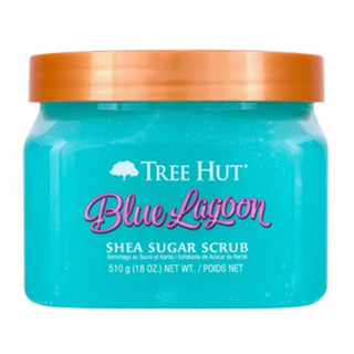 TREE HUT Blue Lagoon Shea Sugar Scrub สครับน้ำตาล ขัดผิว กลิ่น บลู ลากูน (510g)