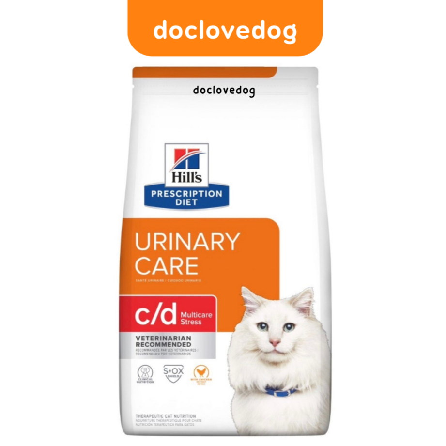 Hill’s C/d multicare Stress  3.85 kg อาหารเม็ดสำหรับแมวที่มีความเครียด/ปัญหาทางเดินปัสสาวะจากความเครียด,พฤติกรรม