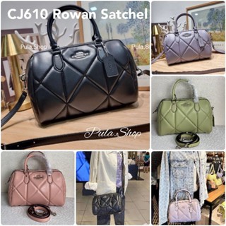 กระเป๋าสะพาย CJ610 ROWAN SATCHEL WITH PUFFY DIAMOND QUILTING 005/007