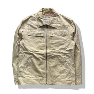 Timberland Khaki Brown Zipper Jacket รอบอก 44”