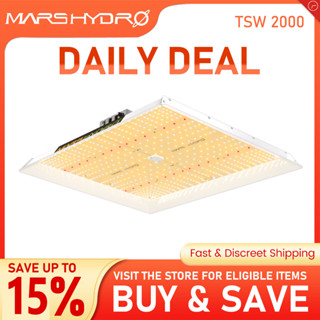 [Limited Offer]🔥[ส่งฟรี]2023 Mars Hydro TSW 2000 ไฟปลูกต้นไม้ LED Full Spectrum Grow Light รุ่นใหม่ 300W ไฟปลูกต้นไม้