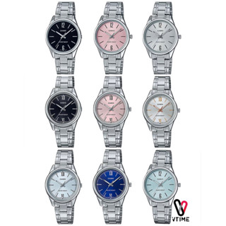 นาฬิกาผู้หญิง CASIO รุ่น LTP-V005D สายสแตนเลส