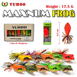 กบเหยื่อปลอม YUHOO MAGNUM FROG 6.5 ซม.