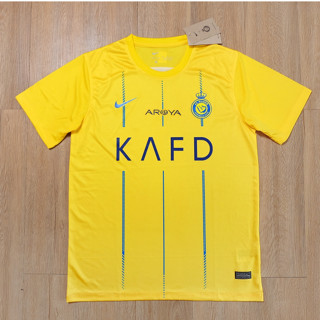 เสื้อบอล อัล นาสร์ ริยาด  ปี 2023/24 เกรด AAA (เกรดแฟนบอล) Al Nassr نادي النصر السعودي