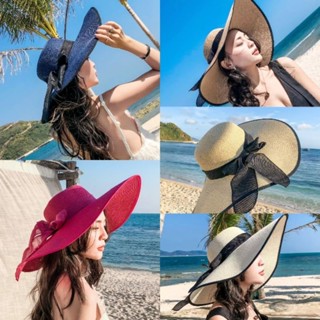 YOURS​ BIKINI​ #HA01.หมวกปีกกว้าง​ หมวกเที่ยวทะเล🏖️👒