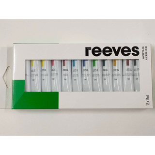 ชุดสีอะคริลิค12x12ml reeves