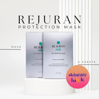 💖แท้/ส่งไวมาก💖 Rejuran Healer Skin Protection Mask กล่อง 5 แผ่น รีจูรัน มาส์ก มาร์ค ลดการอักเสบ ต้าน PM2.5 ผ่อนคลาย