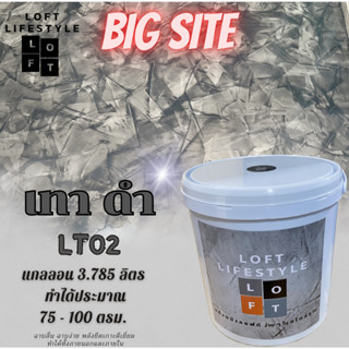 สีลอฟท์ เทา-ดำ LT02 ขนาด 3.785 ลิตร