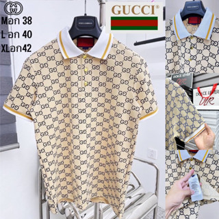 เสื้อโปโล GUCCI 👕 Hiend 1:1 🔖 เสื้อโปโลผู้ชาย