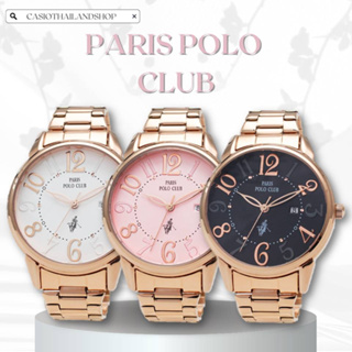 🎁PARIS POLO CLUB PPC-230313-RG ของแท้ 100% พร้อมส่ง ประกัน 1 ปี