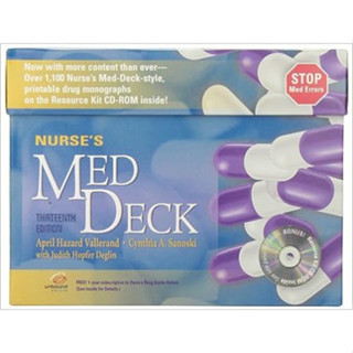 Nurses Med Deck + Resource Kit Cd-Rom (Cards) ISBN:9780803628359