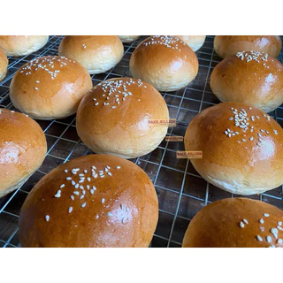 ขนมปังบริยอชเบอร์เกอร์ (โรยงา) Brioche Burger Bun Homemade บรรจุ 6 ก้อน