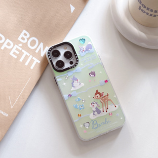 🚗สินค้ามาใหม🚗เคส 14 Pro Max 13 12 11 เคสไอโฟน iPhone 11 casetify กวาง การต่อต้าน พกง่ายๆ การป้องกันการตก Soft Case