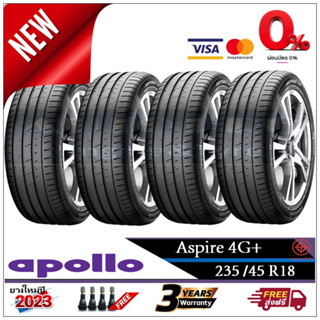 235/45R18 Apollo Aspire4G+ |2,4 เส้น| *ปี2023*-ส่งฟรี- ผ่อน0% ยางใหม่/ยางอะพอลโล่