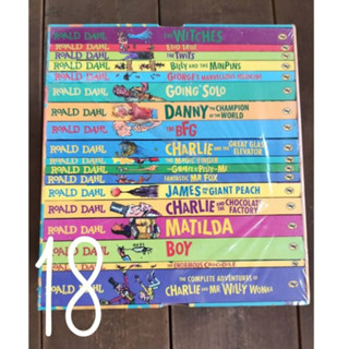 พร้อมส่ง 18 เล่ม Roald Dahl COLLECTION 18 Books หนังสือวรรณกรรมเยาวชน เหมาะสำหรับเด็กอายุ