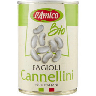 D’amico Fagioli cannellini beans 400กรัม 🇮🇹ถั่วขาวกระป๋องนำเข้าจากอิตาลี