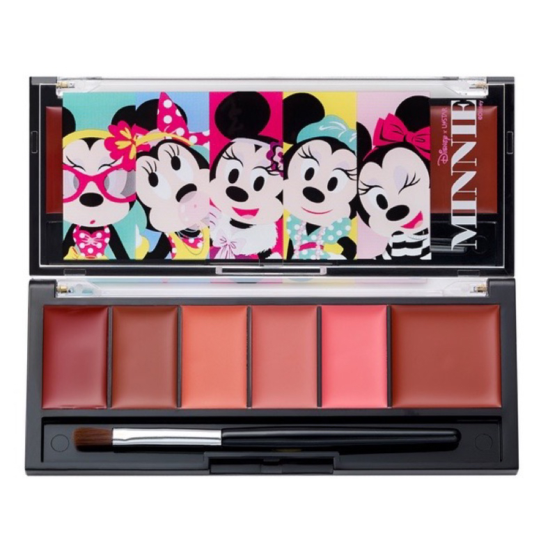 แท้ %USTAR BEAUTY NISTA MATTE FABULOUS LIP PALETTE พาเรจลิปมินนี่เม้าส์