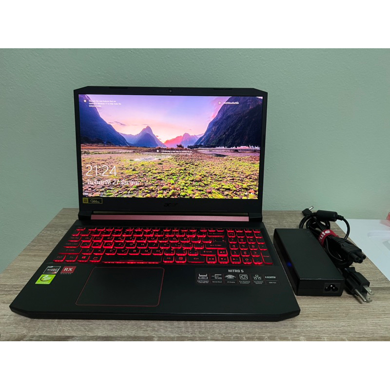 NOTEBOOK (โน้ตบุ๊ค) ACER NITRO RYZEN 5 (เทียบเท่า I5 GEN10) จอ 144 HZ การ์ดจอแรงๆ