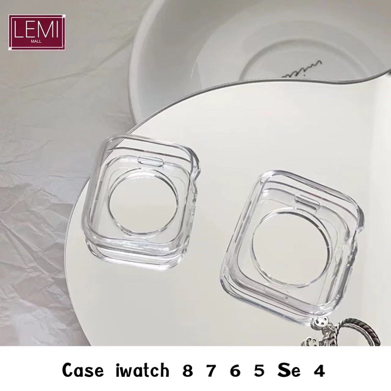 🔥 สีใส Case watch11 10 9 8 7 se 6 5 4 3 2 1 Silicon เคสสําหรับแอปเปิ้ลวอชwatc11 เคส smart Watch /40/41/42/44/45/46/49mm