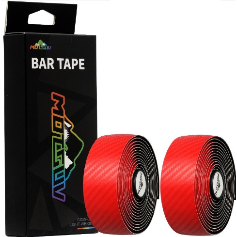 ผ้าพันแฮนด์ ผ้าพันแฮนด์จักรยาน ผ้าพันแฮนด์ลายคาร์บอน อะไหล่จักรยาน - รูปที่ 4