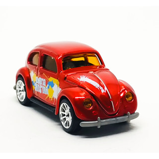 Majorette Volkswagen Beetle Vintage - Songkran Festival Dark Red ล้อ RT5UG Scale 1/64 (8cm) ไม่มี package