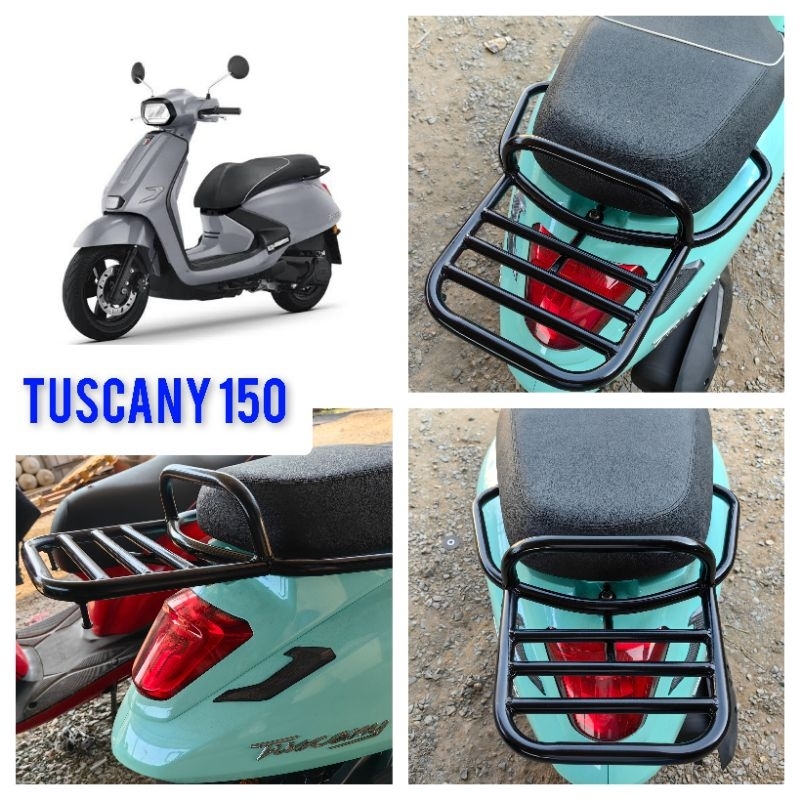 #ตะแกรงท้าย​ #แร็คหลัง​ #ตะแกรงหลัง​ #rear​rack​ #แร็คท้าย​ #ตะแกรงบรรทุก​ #Tuscany150​ ​ หนา​แท้​ดี