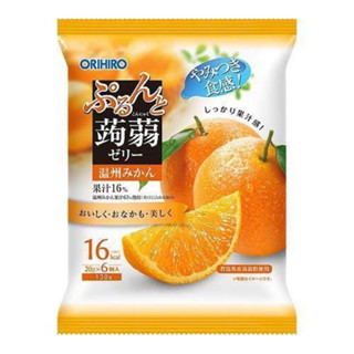 ⚡️⚡️พร้อมส่ง นำเข้าจากญี่ปุ่น🇯🇵 Orihiro orange jelly 120g. เจลลี่คาราจีแนนรสส้ม Purunto konjac pouch tangerine jelly