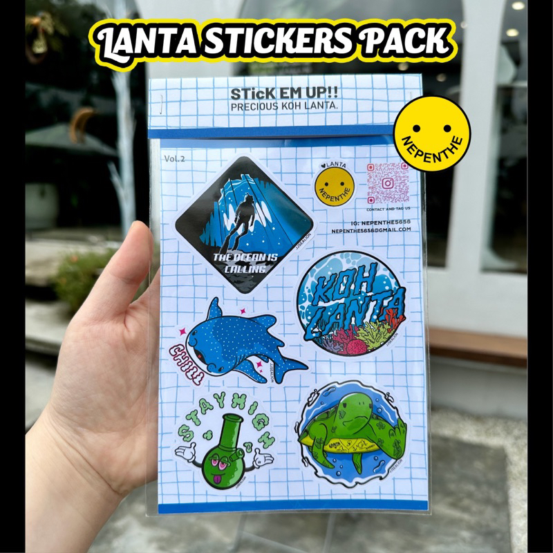 สติกเกอร์ Sticker Nepenthe กันน้ำ
