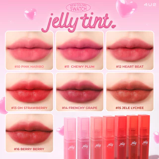 (1แถม1 กด 2 ชิ้นรับโปร) ลิปเยลลี่ 4U2 JELLY TINT - ลิปทินท์ เนื้อเยลลี่ปากนุ่มหนุบ ลิปเยลลี่ Stain ลิปติดทน ลิป4U2