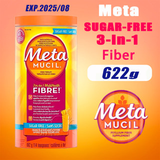 MetaMucil fiber Powder Orange flavor sugar free Powder 662g