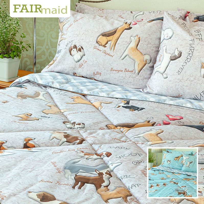 FAIRmaid รุ่น Best Friends FURever ชุดผ้าปูที่นอน ขนาด