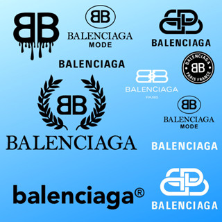 ตัวรีดติดเสื้อโลโก้แบรนด์เนม 🦋 Balenciaga 🦋 ตัวรีดตกแต่งเสื้อผ้าแผ่นฟิมล์รีดร้อน