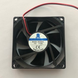 PC พัดลมระบายความร้อน 80 มม.4Pin PWM 12V 0.52A 4580RPM TWOBALL 8 ซม.คอมพิวเตอร์ CPU Cooler พัดลม 80x80x15