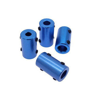 ข้อต่อเพลา D14 L25 5*5 mm. สีดำ/น้ำเงิน shaft CNC aluminium alloy coupling (blue) motor coupling คัปปลิ้ง ยึดเพลา