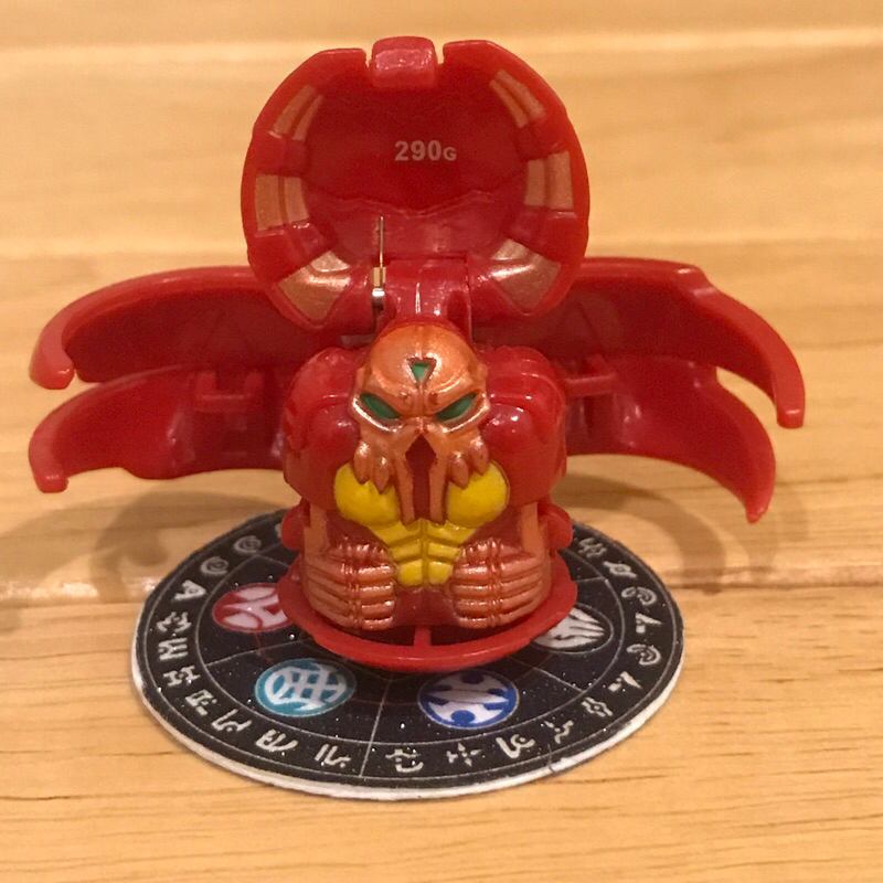 Bakugan Battle Brawlers B1 Red Pyrus REAPER บาคุกันลูซิเฟอร์ไฟ บี1