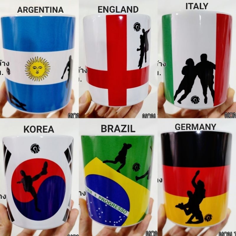 LIMITED MUG Stone ware แก้วมัค เซรามิค กาแฟ ใส่นม 6 ประเทศให้เลือก สะสมมาตั้งแต่ปี 2006 มือหนึ่ง