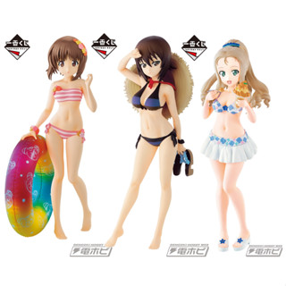 [ฟิกเกอร์แท้] Ichiban Kuji Girls &amp; Panzer Senshamichi Dai Sakusen! Special - Nishizumi Miho/ Maho/ Mary (Bandai Spirits)