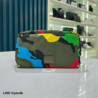 [ของแท้💯] Valentino Camo Wash Bag